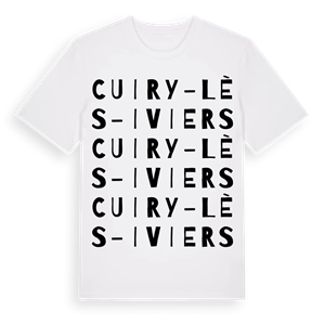 Cuiry-lès-Iviers ordlek t-shirt – ekologisk bomull t-shirt från Pinshirt