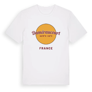 Daméraucourt cirkel t-shirt – ekologisk bomull t-shirt från Pinshirt