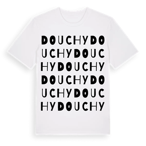 Douchy ordlek t-shirt – ekologisk bomull t-shirt från Pinshirt