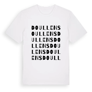 Doullens ordlek t-shirt – ekologisk bomull t-shirt från Pinshirt