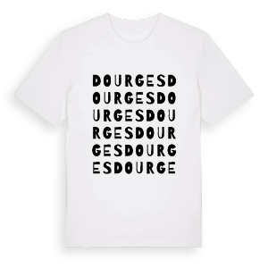 Dourges ordlek t-shirt – ekologisk bomull t-shirt från Pinshirt
