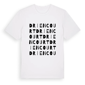 Driencourt ordlek t-shirt – ekologisk bomull t-shirt från Pinshirt