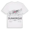 Dunkerque karta t-shirt