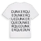 Dunkerque ordlek t-shirt