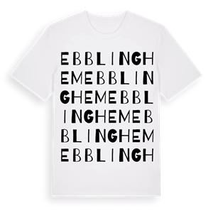 Ebblinghem ordlek t-shirt – ekologisk bomull t-shirt från Pinshirt