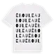 Ébouleau ordlek t-shirt