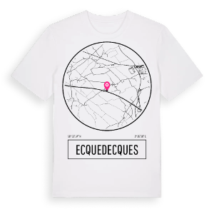 Ecquedecques t-shirt – ekologisk bomull t-shirt från Pinshirt
