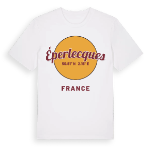 Éperlecques cirkel t-shirt – ekologisk bomull t-shirt från Pinshirt