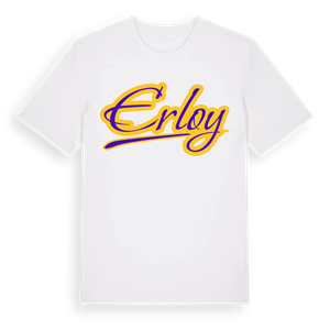 Erloy baseball t-shirt – ekologisk bomull t-shirt från Pinshirt