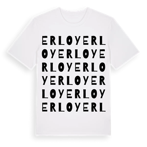 Erloy ordlek t-shirt – ekologisk bomull t-shirt från Pinshirt