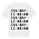 Essigny-le-Grand ordlek t-shirt