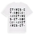 Étaves-et-Bocquiaux ordlek t-shirt