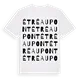 Étréaupont ordlek t-shirt