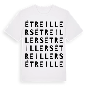 Étreillers ordlek t-shirt – ekologisk bomull t-shirt från Pinshirt