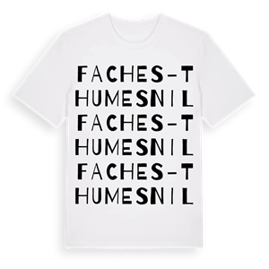 Faches-Thumesnil ordlek t-shirt – ekologisk bomull t-shirt från Pinshirt