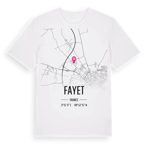 Fayet karta t-shirt – ekologisk bomull t-shirt från Pinshirt