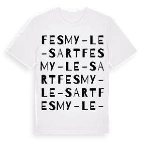 Fesmy-le-Sart ordlek t-shirt – ekologisk bomull t-shirt från Pinshirt