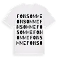 Fonsomme ordlek t-shirt
