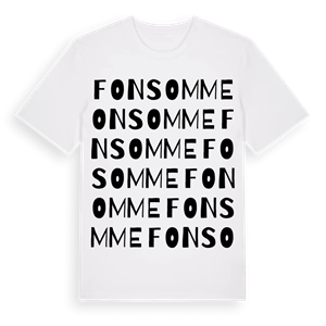 Fonsomme ordlek t-shirt – ekologisk bomull t-shirt från Pinshirt