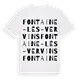 Fontaine-lès-Vervins ordlek t-shirt