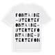 Fontaine-Uterte ordlek t-shirt
