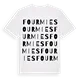 Fourmies ordlek t-shirt