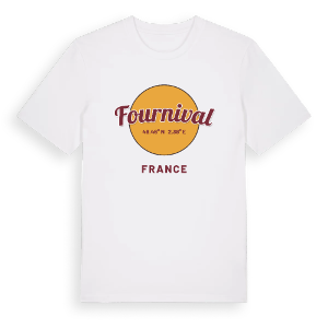 Fournival cirkel t-shirt – ekologisk bomull t-shirt från Pinshirt