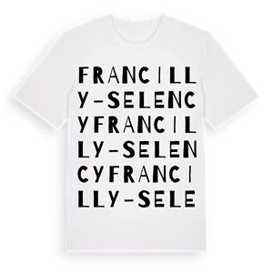 Francilly-Selency ordlek t-shirt – ekologisk bomull t-shirt från Pinshirt