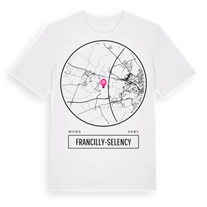 Francilly-Selency t-shirt – ekologisk bomull t-shirt från Pinshirt