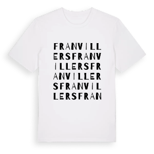 Franvillers ordlek t-shirt – ekologisk bomull t-shirt från Pinshirt