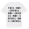 Frelinghien ordlek t-shirt