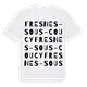 Fresnes-sous-Coucy ordlek t-shirt