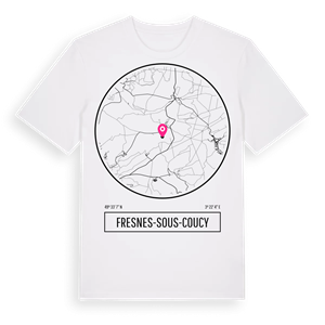 Fresnes-sous-Coucy t-shirt – ekologisk bomull t-shirt från Pinshirt