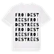 Froidestrées ordlek t-shirt