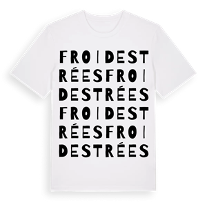 Froidestrées ordlek t-shirt – ekologisk bomull t-shirt från Pinshirt