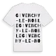 Givenchy-le-Noble ordlek t-shirt