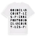 Goudelancourt-lès-Pierrepont ordlek t-shirt