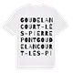 Goudelancourt-lès-Pierrepont ordlek t-shirt