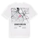 Grand Ronchin karta t-shirt
