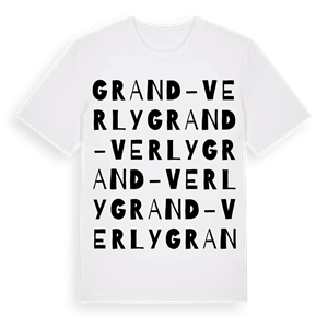 Grand-Verly ordlek t-shirt – ekologisk bomull t-shirt från Pinshirt