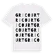 Gricourt ordlek t-shirt