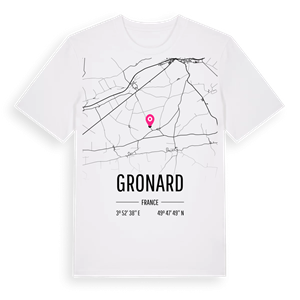 Gronard karta t-shirt – ekologisk bomull t-shirt från Pinshirt