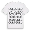 Gueudecourt ordlek t-shirt