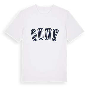 Guny college t-shirt – ekologisk bomull t-shirt från Pinshirt