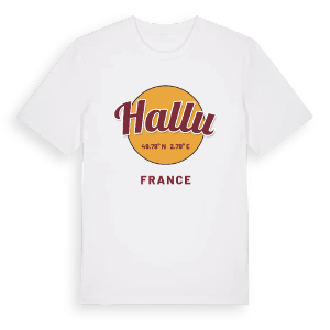 Hallu cirkel t-shirt – ekologisk bomull t-shirt från Pinshirt