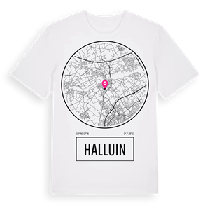 Halluin t-shirt – ekologisk bomull t-shirt från Pinshirt