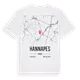 Hannapes karta t-shirt