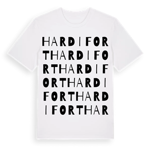 Hardifort ordlek t-shirt – ekologisk bomull t-shirt från Pinshirt