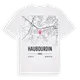 Haubourdin karta t-shirt
