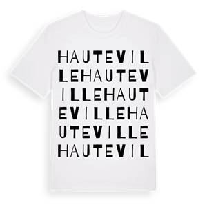 Hauteville ordlek t-shirt – ekologisk bomull t-shirt från Pinshirt